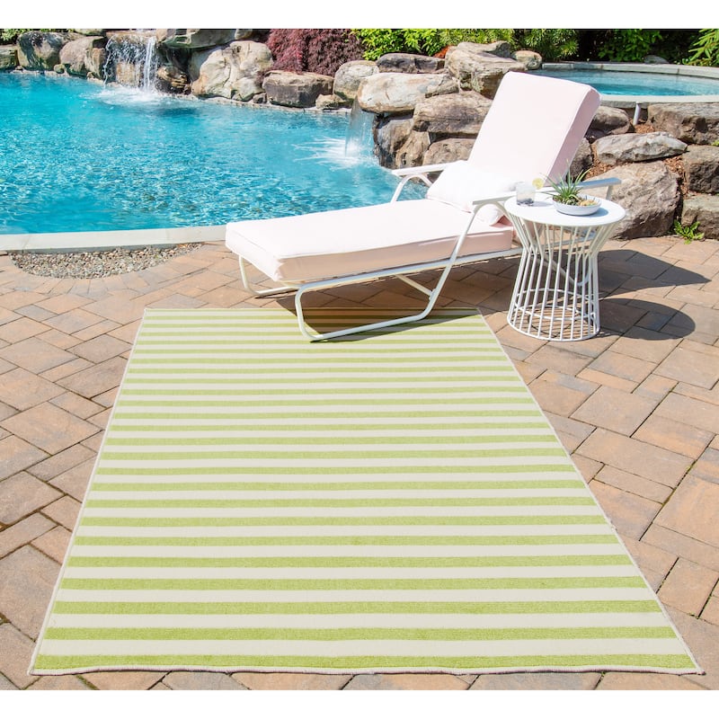 Momeni Baja Stripe Indoor Outdoor Rug
