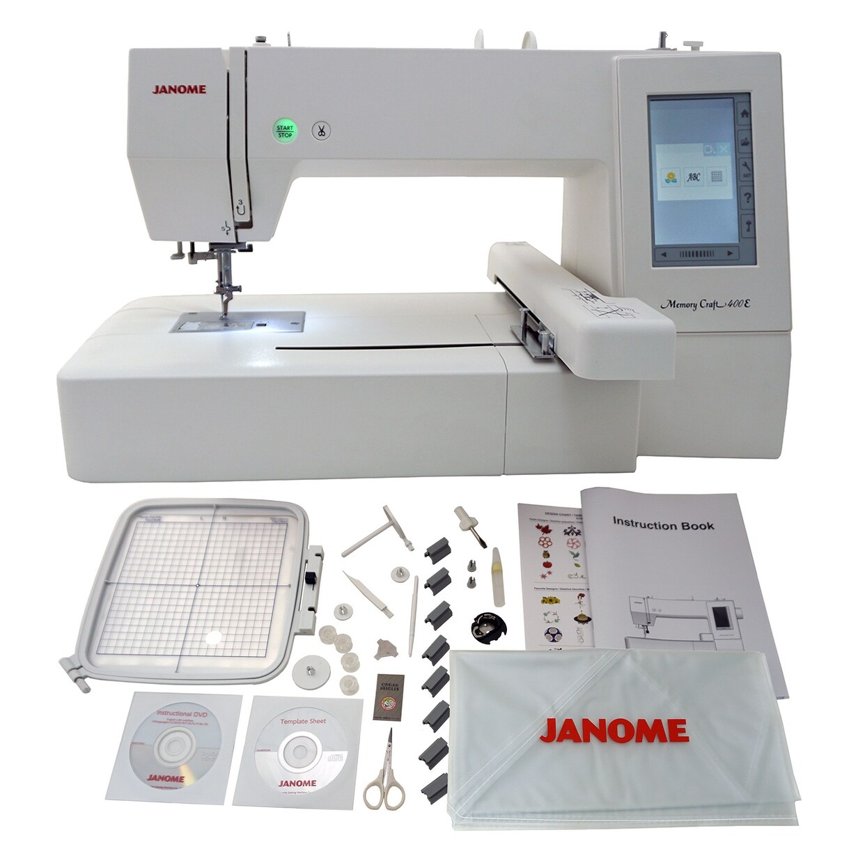 Shop Janome Memory Craft 400e Embroidery Machine With Bonus Bundle