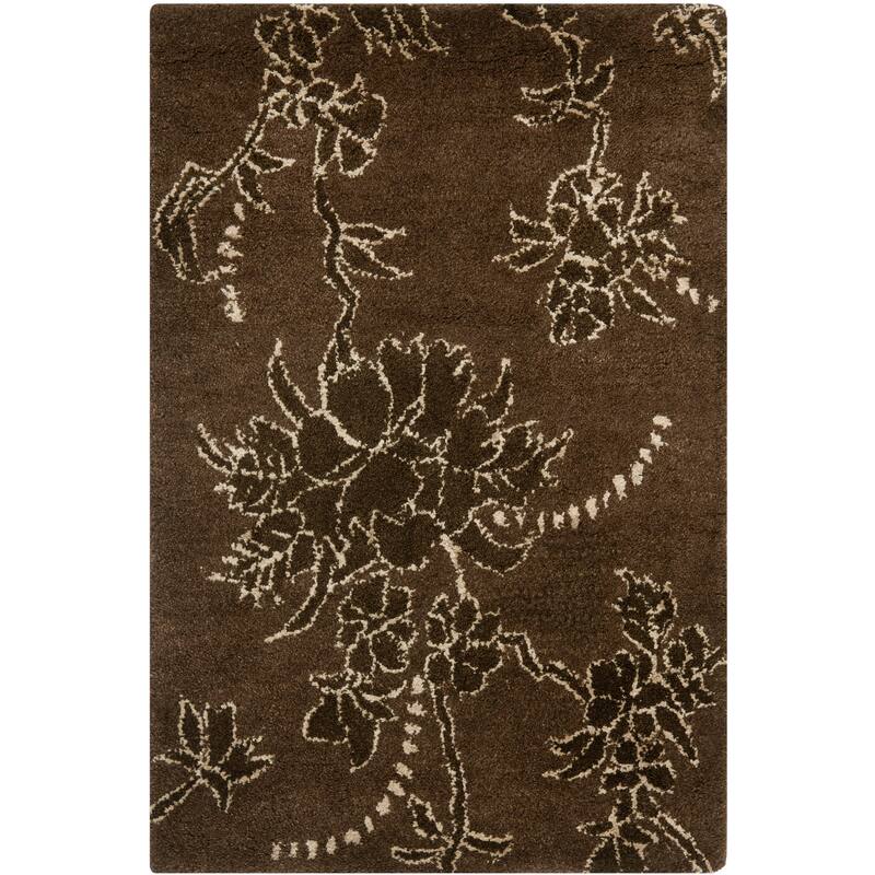 SAFAVIEH Handmade Soho Assemgul N.Z. Wool Rug - 2' x 3' - Brown