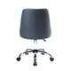 preview thumbnail 31 of 32, Porthos Home Jarvis Fabric Upholstered Office Chair with Chrome Base