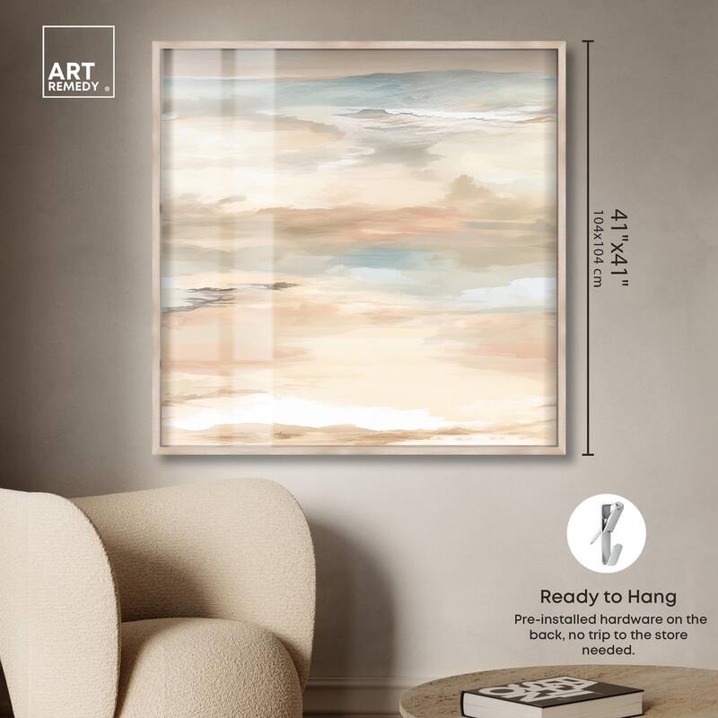 Roseate Skyfall I Shadowbox by Art Remedy