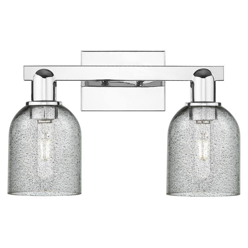 Innovations Lighting Endless Possibilities Arcadia - Caledonia - 2 Light 16" Bath Vanity Light - Charcoal/Polished Chrome