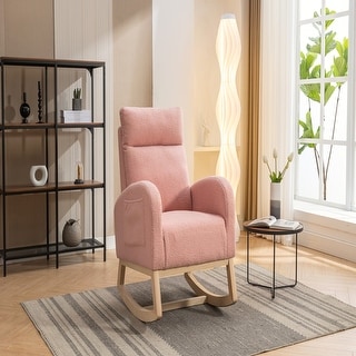 Teddy Fabric Rocking Chair - Bed Bath & Beyond - 42820193