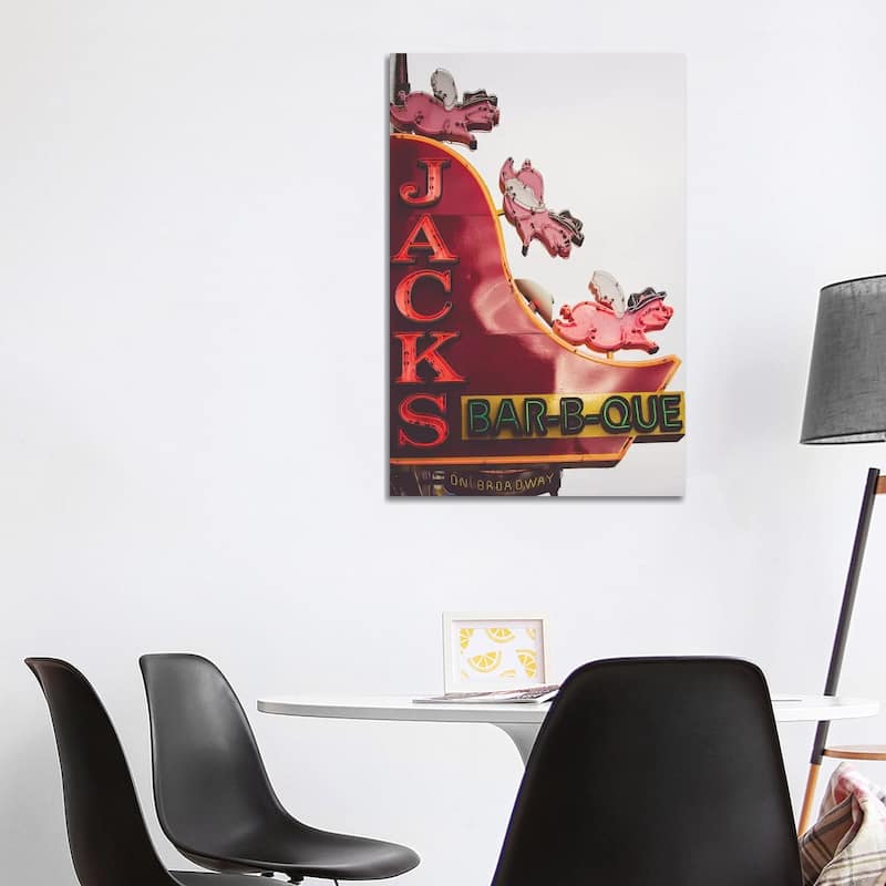iCanvas "Nashville Neon I" by Ann Hudec Canvas Print - 40x26x1.5