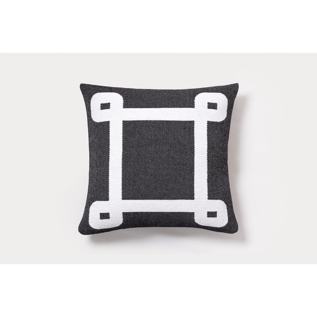 Brooks Brothers Geo Border Decorative Pillow
