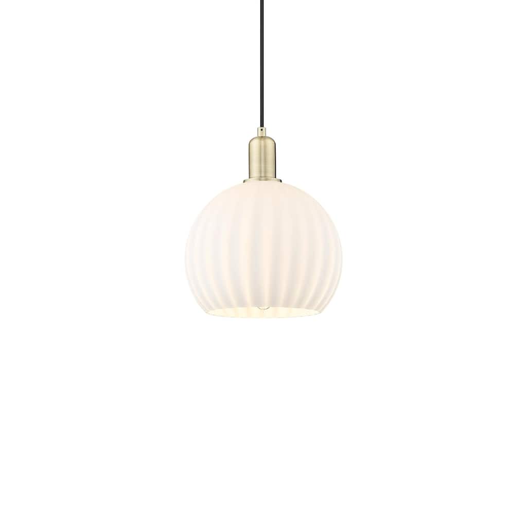 Innovations Lighting 716-1P-13-10 White Venetian Pendant White