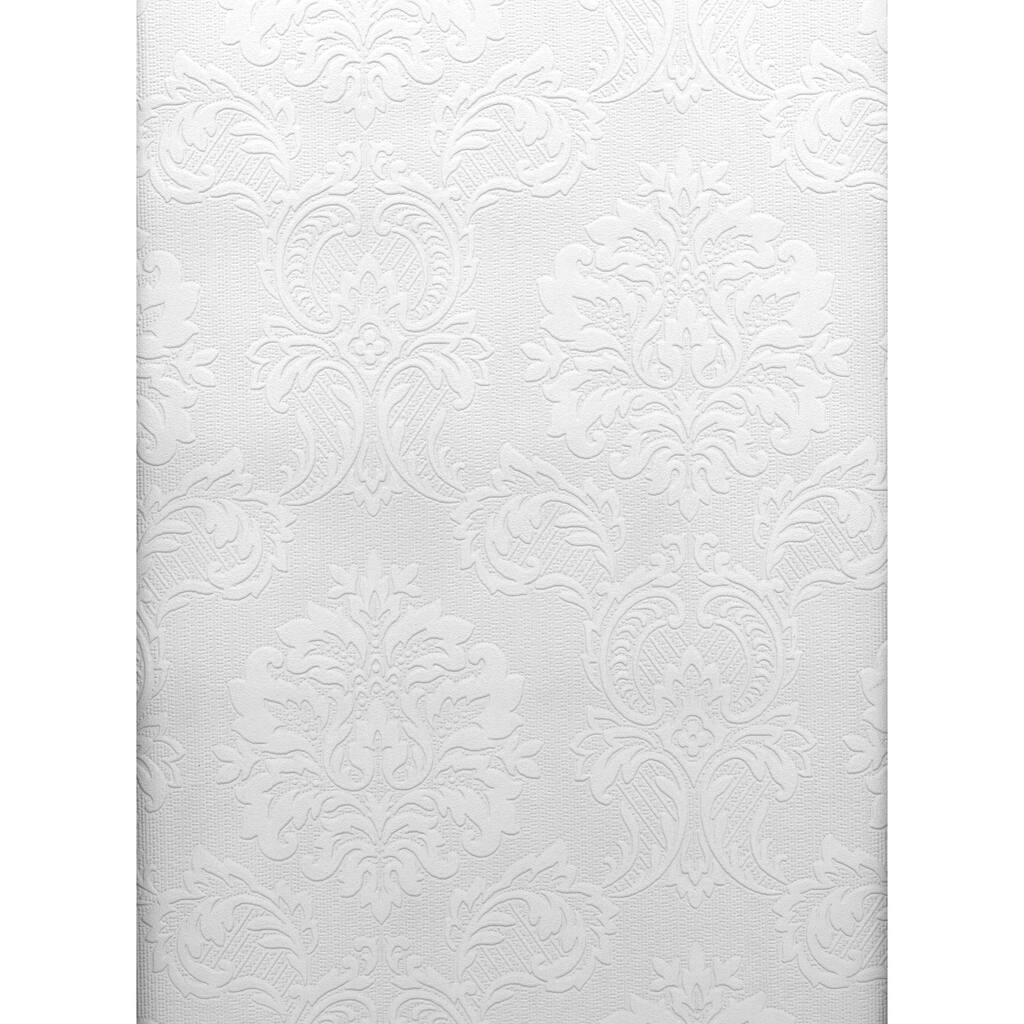 Indio Damascene Regal Print 33' L X 20.5 W Paintable Wallpaper