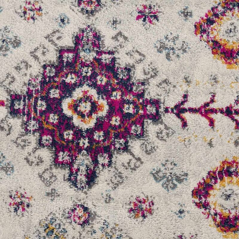 Tigris Barley Bohemian Rustic Vintage Distressed Farmhouse Area Rug
