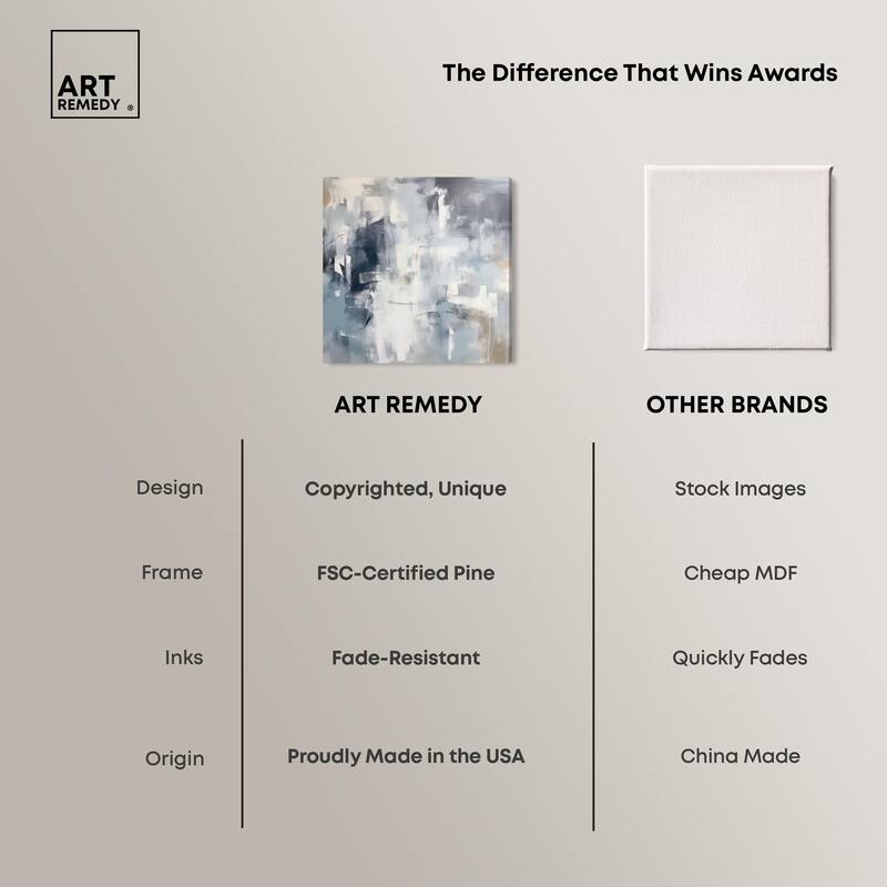 Enigma of Blue Canvas by Art Remedy, Gallery Wrapped