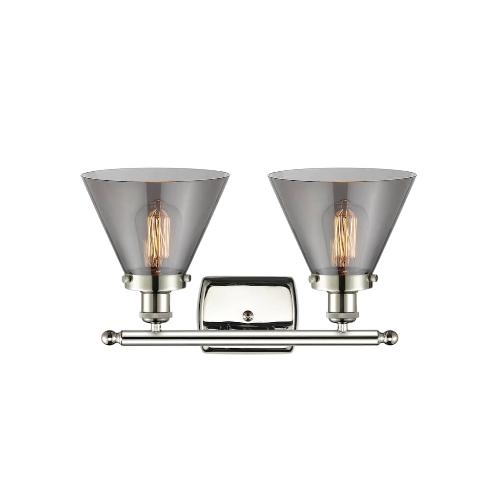 Innovations Lighting Ballston Urban Cone - 2 Light 18" Bath Vanity Light