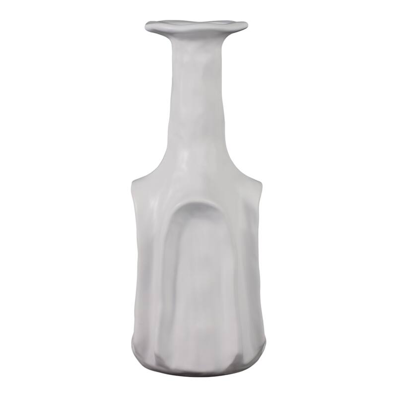 Stoneware Vase Sleek Modern Decorative for Fresh Flowers Accent