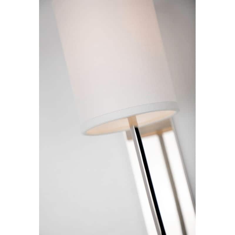 James Allan Almond Single Light 17" Tall Wall Sconce