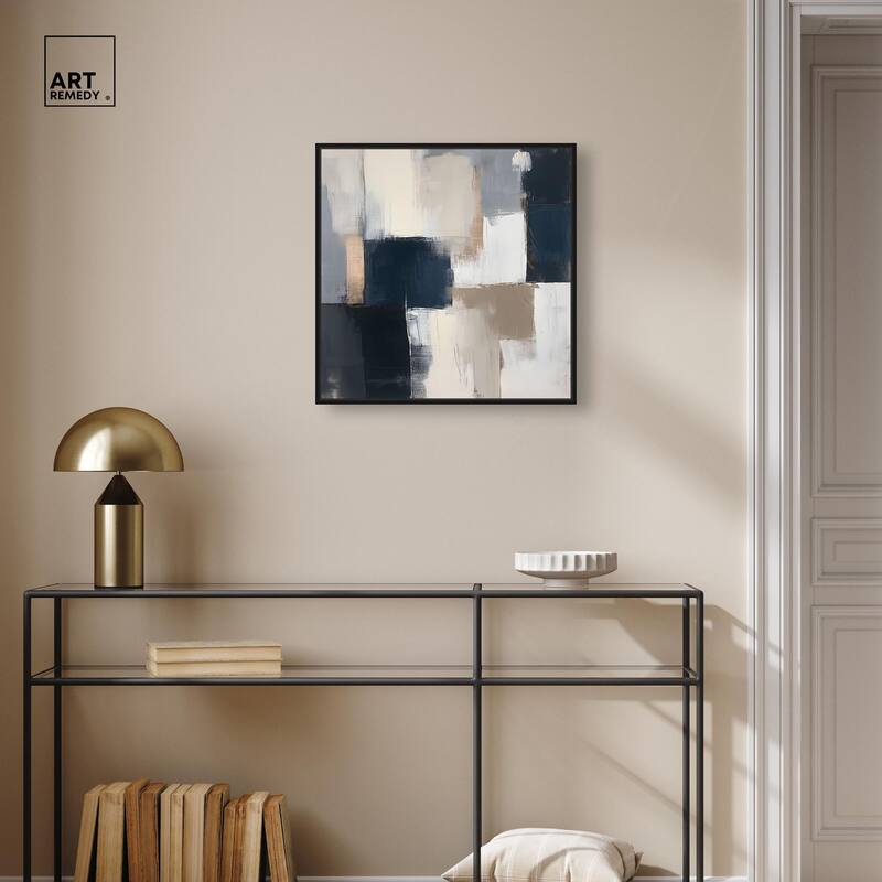 Blue Mood Depth III Canvas by Art Remedy