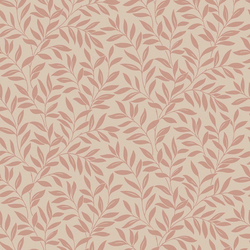Fine Decor Marin Blush Leaf Trail Wallpaper