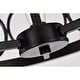 preview thumbnail 13 of 23, Warehouse of Tiffany Shacer 3-light Hoop Design Ceiling Lamp