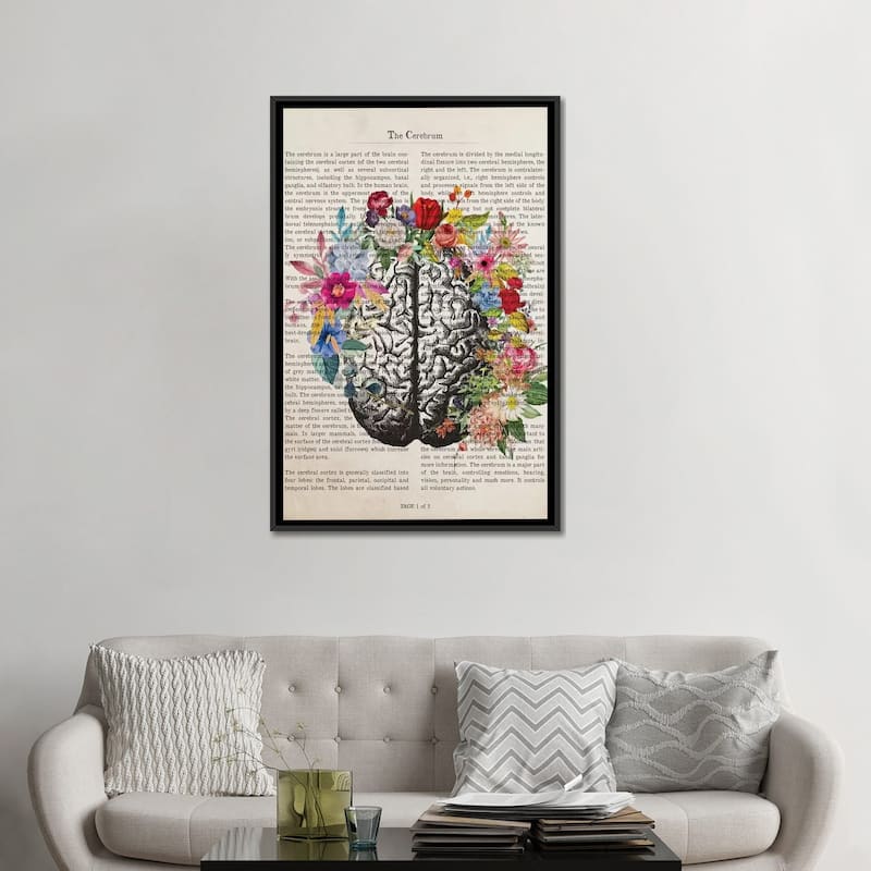 iCanvas "The Cerebrum" by Aged Pixel Framed Canvas Print