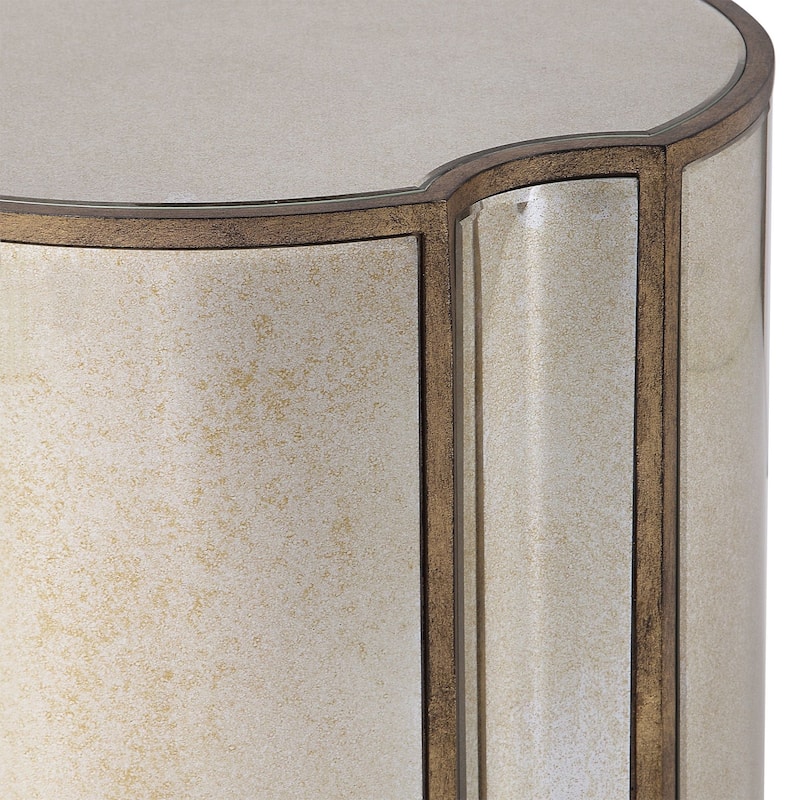 Uttermost Harlow 20" Wide Antique Mirrored Accent Table