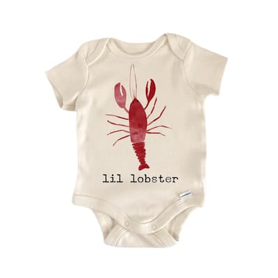 Lobster Seafood - Baby Boy Girl Clothes Infant Bodysuit Funny Cute Newborn