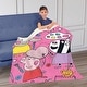 preview thumbnail 2 of 52, Hasbro Peppa Pig Silk Touch Sherpa Throw Blanket