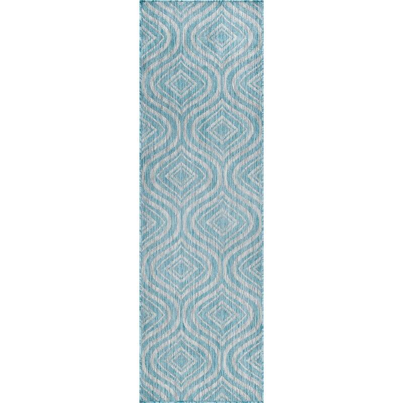 Colonnade Modern & Contemporary Abstract Indoor/Outdoor Area Rug