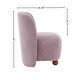 preview thumbnail 19 of 18, Christopher Knight Home - Eliana Modern Teddy Fabric Accent Chair with Curved Backrest and Legs