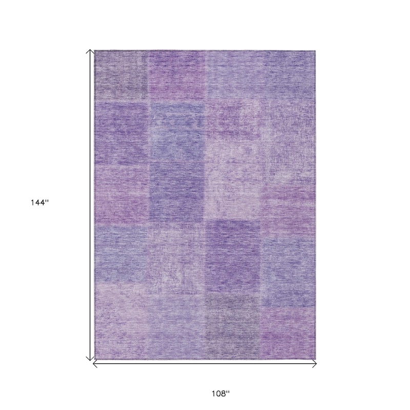 HomeRoots Patchwork Transitional Rectangle Outdoor Rug