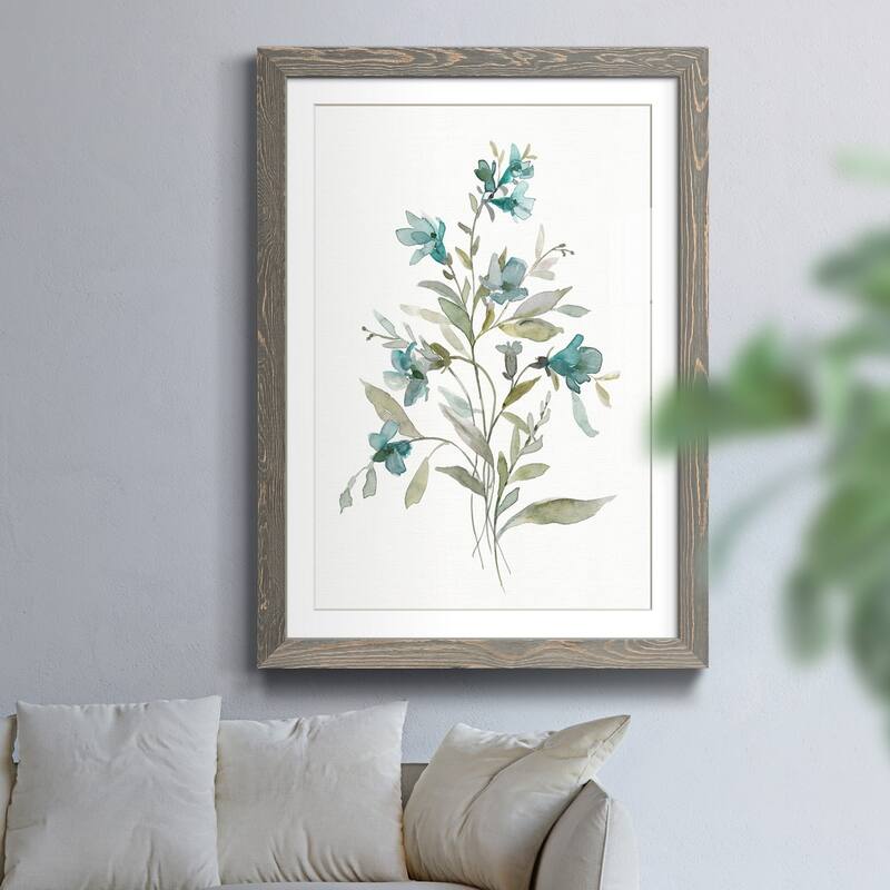 Linen Botanical III-Premium Framed Print - Ready to Hang
