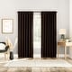 preview thumbnail 8 of 56, Sun Zero Aria 2-pack Magnetic Closure Theater Grade Total Blackout Back Tab 2-Piece Curtain Panel Pair