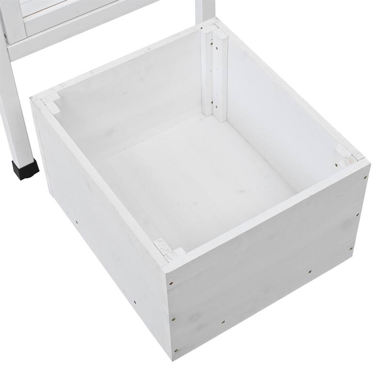 62.4'' H Wood Garden Balcony Portable Greenhouse Mini Cold Frame