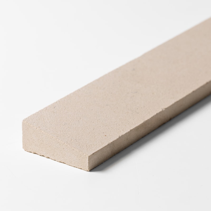 Stone Strip 2 in. x 12 in. Island White Honed Limestone Wall Tile