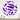 Designart 'Ethnic VIolet Feathers' Bohemian & Eclectic Metal Circle Wall Art