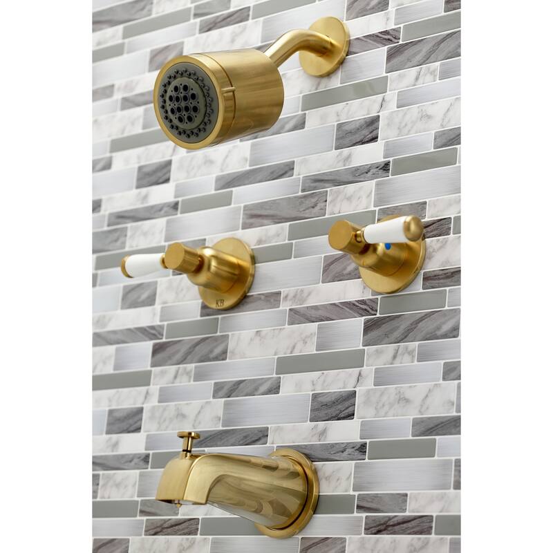 Kingston Brass Paris Two-Handle Tub and Shower Faucet