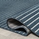 preview thumbnail 39 of 111, JONATHAN Y Maribo Minimalist Scandi Striped Navy/ivory Area Rug