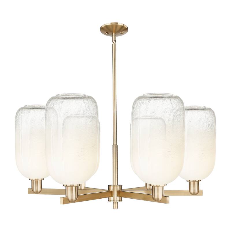 Innovations Lighting Downtown Urban - Brookhaven Cloche - 6 Light 24" Stem Hung Chandelier