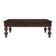 preview thumbnail 13 of 55, Rectangular 47" Wooden Coffee Table with Storage Drawer, Vintage Cocktail Table with Solid Wood Legs for Living Room Elegance