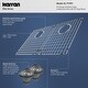 preview thumbnail 5 of 7, Karran Elite Undermount Stainless Steel 32 in. 16-Gauge Double Bowl 60/40 Kitchen Sink Kit - Silver
