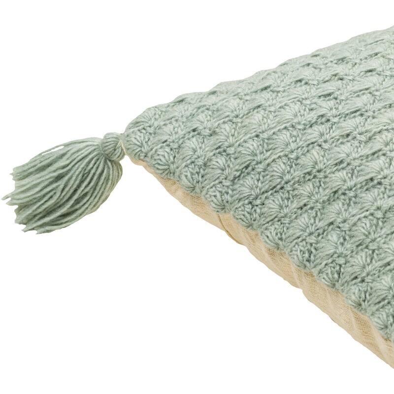 Artistic Weavers Kalae Crochet Shell Pattern Throw Pillow