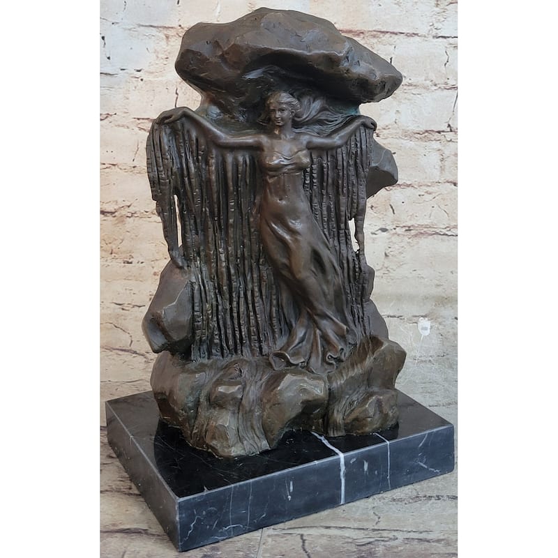 Dor Saved By Perseus Greek Mythology Hot Cast Bronze Sculpture On Marble Base