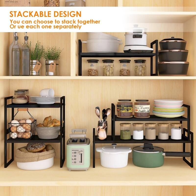 Expandable kitchen Countertop Organizer