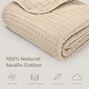 preview thumbnail 15 of 100, Muslin Baby Blanket, 40" x 40" Swaddle Blanket by Comfy Cubs