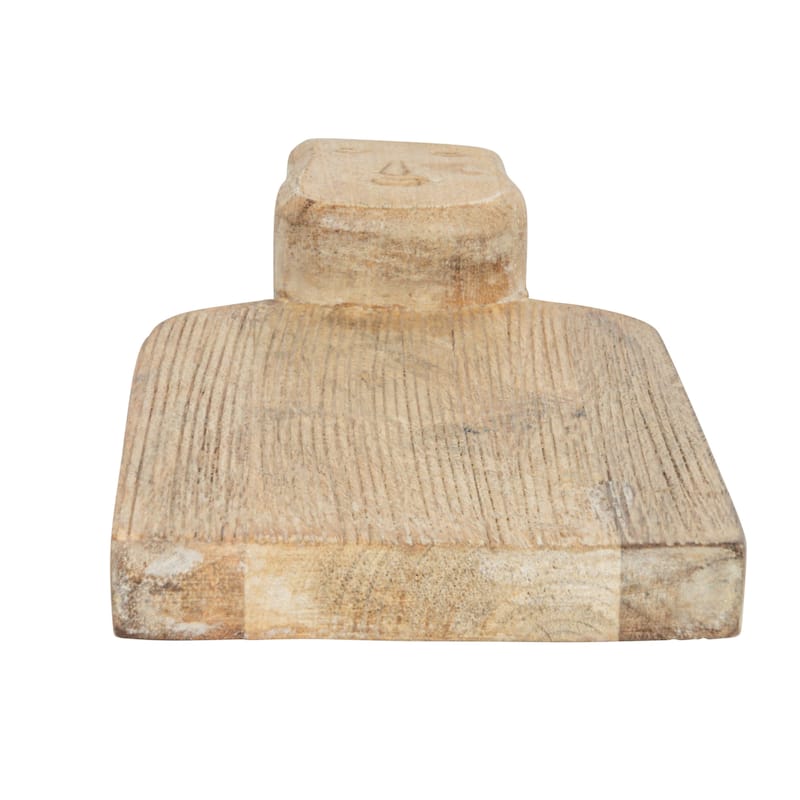Hand-Carved Mango Wood Cheese Slicer and Cutting Board