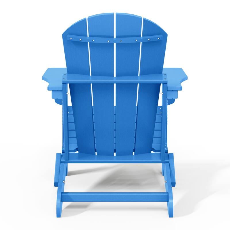 Laguna Hdpe All Weather Outdoor Patio Foldable Adirondack Chairs (Set Of 8)