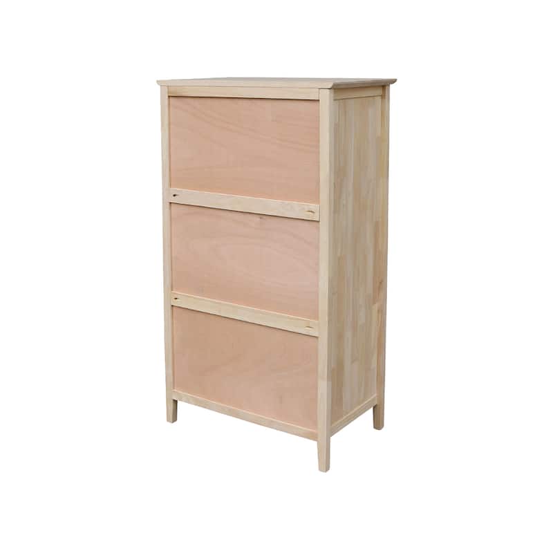 International Concepts Solid Wood Bedroom Dresser
