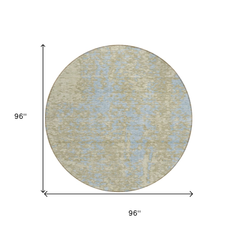 HomeRoots Abstract Transitional Rectangle Outdoor Rug