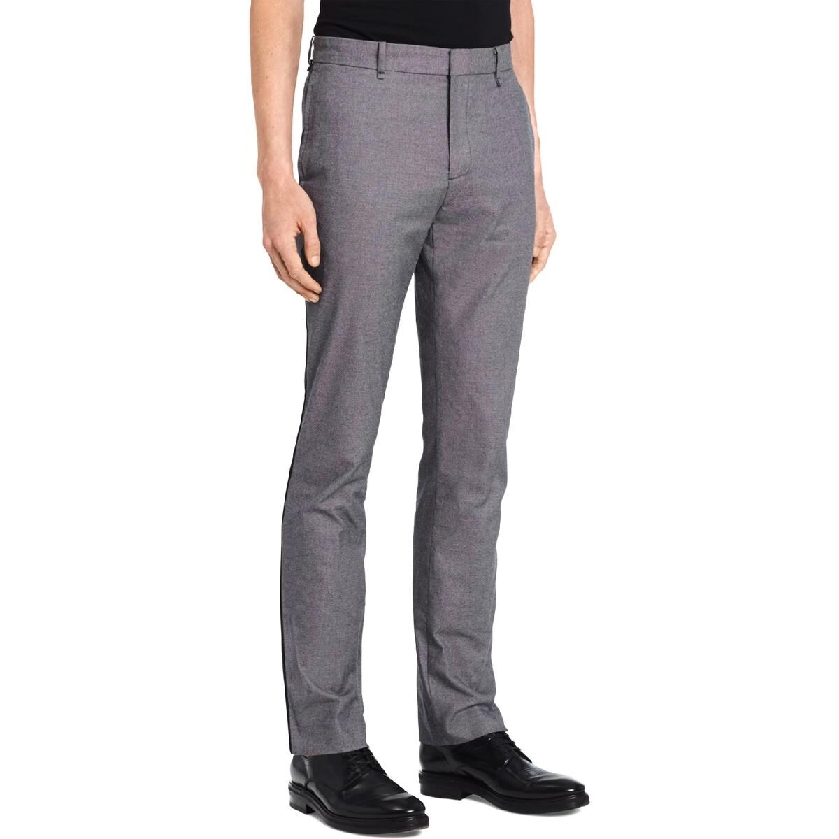 mens slim fit tapered dress pants