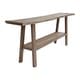 preview thumbnail 3 of 7, Artissance Live Edge Solid Walnut Wood Console Table with Shelf, 79 Inch Wide, Natural Finish (Color & Size May Vary)