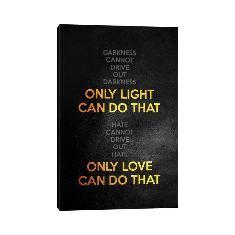 iCanvas "MLK Inspirational Quote" by Adrian Baldovino Canvas Print