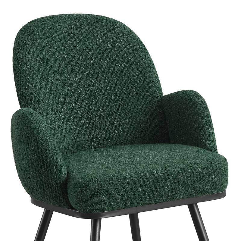Fabric Upholstered Dining Chairs Set of 2/4 with Arms - 34.8"H x 23.2"W x 22.8"D