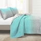 preview thumbnail 5 of 17, Lush Decor Glitter Ombre Metallic Print Quilt Set