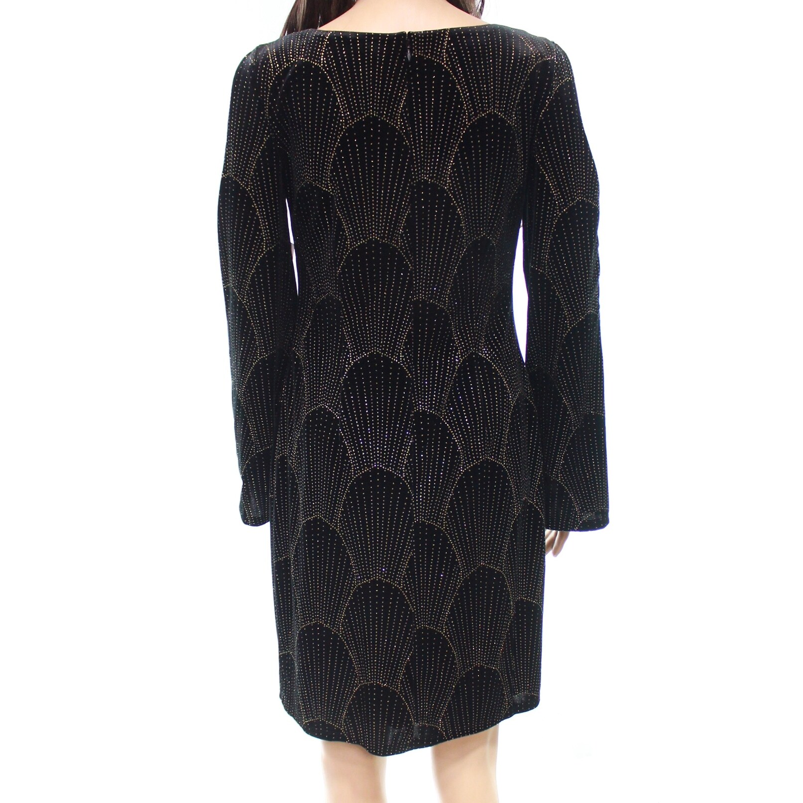 eliza j print velvet shift dress
